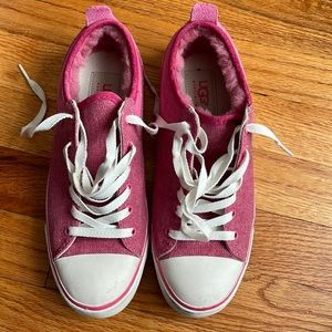 Fur Lined pink UGG shoe